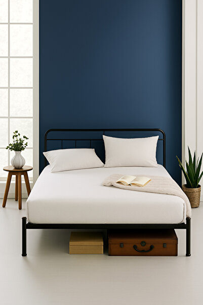 Navessa Home Collection White Bed Sheet Set |   Single, Double, King Size - Cotton, Ironable, Anti-Sweat