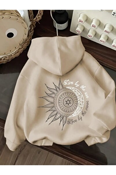 Deocept Live by the Sun Printed Oversize Sweatshirt