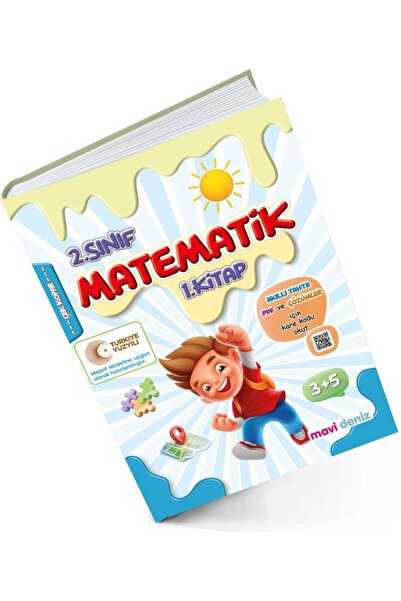 Mavi Deniz Yayınları Mavi Deniz 2026 2. Sınıf Matematik 1. Kitap Güncel Müfredat