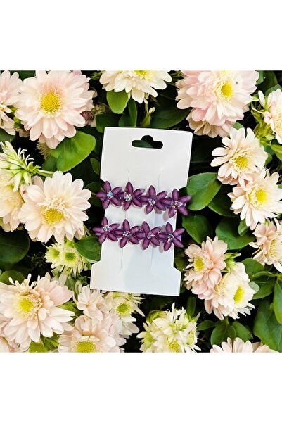 Store Purple Flower Double Clamp Buckle
