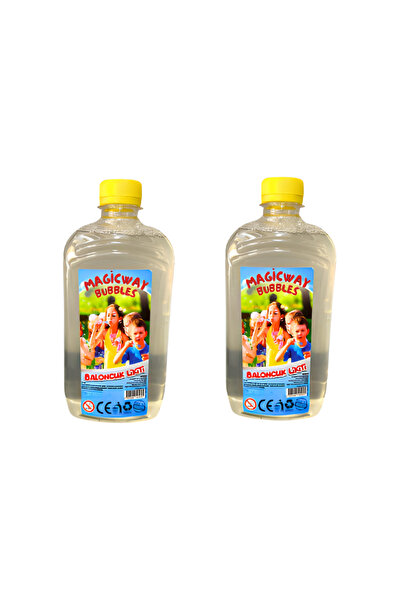 Magicway Baloncuk Sıvısı Köpük Likidi Köpük Tabancası Baloncuk Likit 500 ml K...