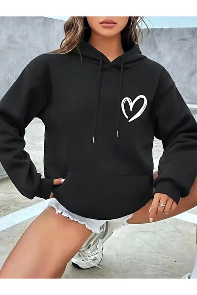 Deocept ΦΟΥΤΕΡΦΟΥΤΕΡ ΜΕ ΚΑΡΔΙΑ ΜΕ ΚΑΠΟΥΝΤΣΑ UNISEX