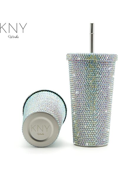 KNY Works Coffee Travel Mug 700ml – Stainless Steel Vacuum Insulated Tumbler with Lid & Reusable S