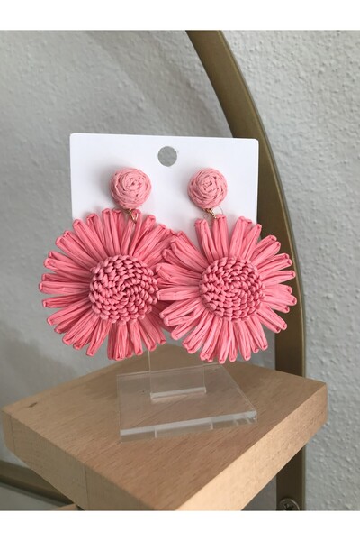 the ASEL İNCİ Trend Flower Earrings