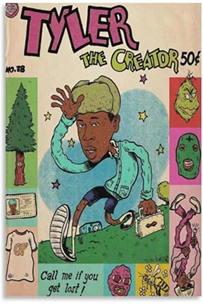 Today Idea Comic Musical Poster Design Tyler – Unframed Wall Art 8×12 Inch