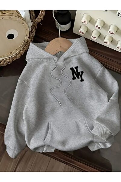 Deocept ΝΕΑ ΥΟΡΚΗ NY MANHATTAN OVERSIZE UNISEX ΦΟΥΤΕΡΦΟΥΤΕΡ ΜΕ ΚΑΠΟΥΝΤ