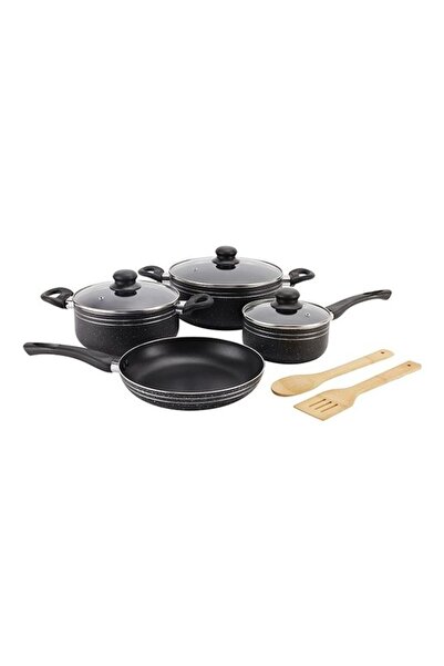 ROYALFORD Ritz 9-Piece Non-Stick Cookware Set – Durable Aluminum, 3-Layer Construction