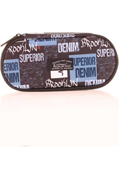 KAUKKO Geantă pentru creion Nature cu compartimente speciale Brooklyn K2636