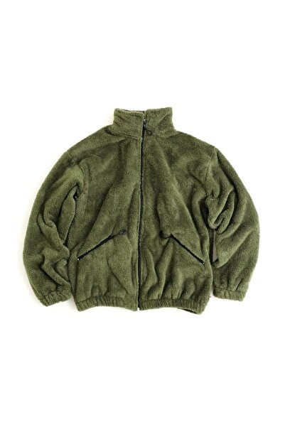 Fifty Color Women's Oversize Plush, Fleece, Zippered, Teddy Stand Collar, Warm Soft Winter Coat