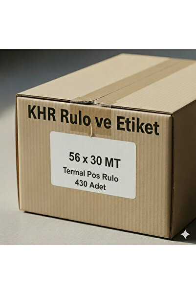 KHR 56X30 MT Termal Pos Rulosu (430 Adet) - (1 Koli)Yüksek Kaliteli Yazarkasa...