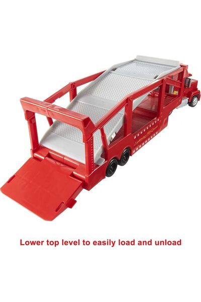 mattel Cars Mack Hauler Truck HDN03 – 13" Transporter for Cars, Ages 3+, Disney Pixar