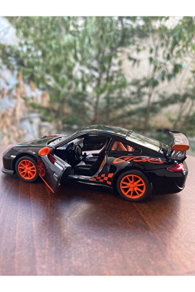 DYA TİCARET Porsche Gt3Rs Metal Diecast Toy Car Black