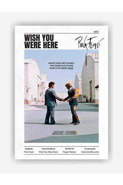 fırsatlar diyarı Pink Floyd - Wish You Were Here Kağıt Poster - Çerçevesiz