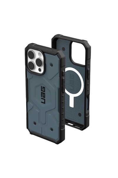 Tim Husa Cu Grad Ridicat de Protectie pentru iPhone 16 Pro Max, Timacontech, F35, Hard Plastic, Cloud Bl