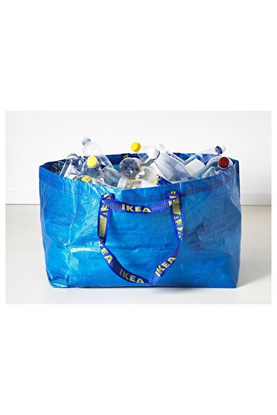 IKEA FRAKTA Large Blue Carrier Bag 71L 55x37x35 cm Reusable Shopping and Storage Bag