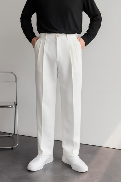 town walker Erkek Baggy Kumaş Pantolon Old Money