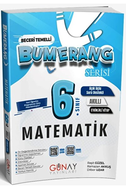 Günay Yayınları 6. Sınıf Matematik Bumerang Etkinlikli Soru Bankası 2026