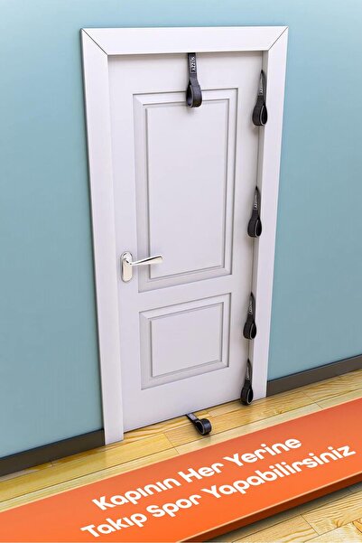 Telvesse Resistance Band Door Attachment for Home Pulldown Curl Row Cable Press Machine Holding Device 1 Piece