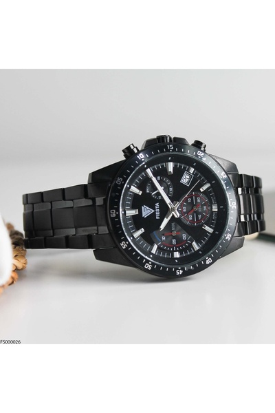 Fiesta Fs000026 Men's Wristwatch with Steel Cord