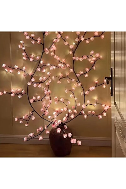 gaman 144 Ledli Ağaç Dalı Led Çiçekli Bahar Ağacı Dekoratif Duvar Ledli