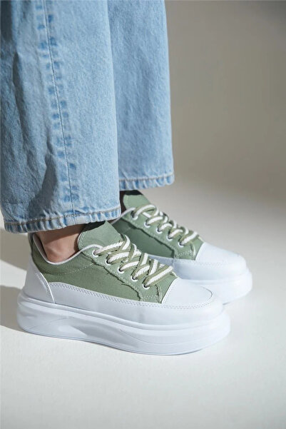 Hvz Trend Linen Sneaker Women's Thick Sole Comfortable Casual Shoes