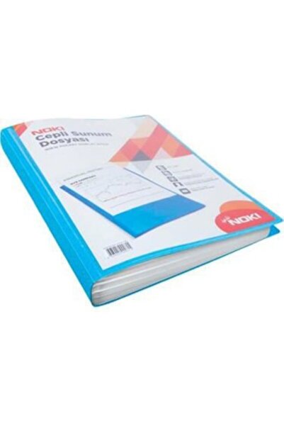 Noki 10 Pieces 80 Sheets Pocket Presentation File Mixed Color