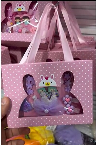 FuryaTedarik 16'lı Hediyelik Çanta Kutulu Bebek Toka Seti - Kız Çocuk Yıldız ...