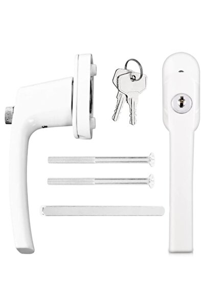 SOLIDON Mâner cu încuietoare, SOLIDON®, aluminiu, alb