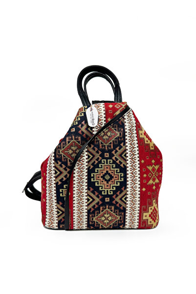 westbag Authentic Vintage Ethnic Patterned Backpack Medium Size