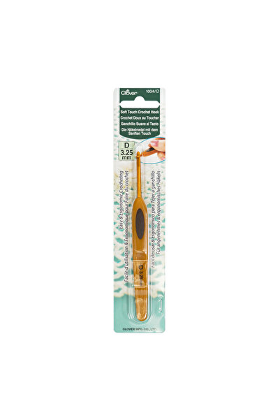 Clover Soft Touch Crochet Hook Yumuşak Saplı Yün Tığ 3.25 mm