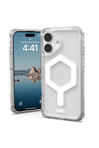 UAG Plyo Series Case for iPhone 16, Polycarbonate, Ice White