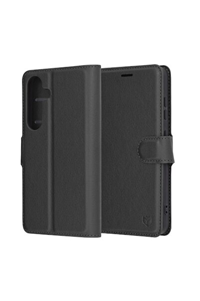 Danex Προστατευτική θήκη για Samsung Galaxy S25, Y65, βίγκαν δέρμα, βαθύ σκού...