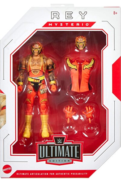 mattel مجسم شخصية ري ميستيريو من WWE Ultimate Edition - للأعمار من 8 سنوات فما فوق - 6 بوصات - JCJ63