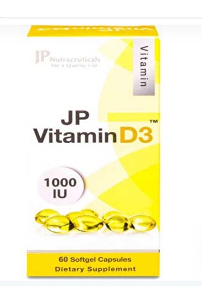 JAMJOOM PHARMA جي بي فيتامين د3 1000 وحدة دولية، 60 كبسولة