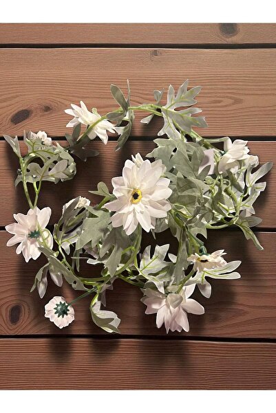 Happyland Yapay Akasya Sarmaşık Sarkıt Çiçek Beyaz Renk Akasya 175 cm HPY-26201