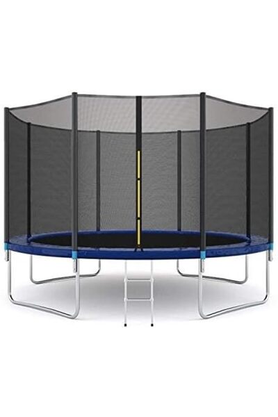 jump n joy - 12Ft Trampoline for Kids, Fitness Exercise Equipment with Safety Enclosure
