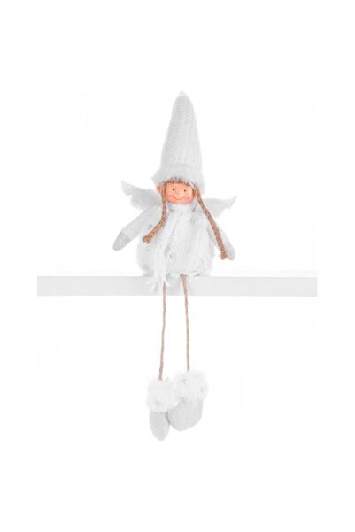 Strend Pro Χειμερινή διακόσμηση, άγγελος με φτερά, λευκό, 17,5x10x52 εκ.