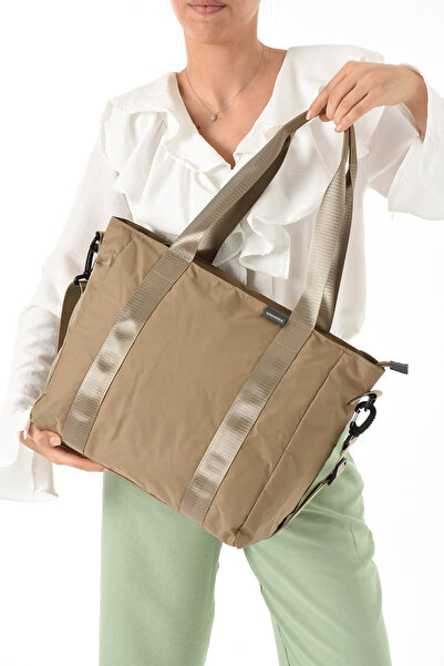 EG-BAGSS حقيبة كروس نسائية مقاومة للماء من قماش المظلة بقطعتين وحزام قابل للتعديل