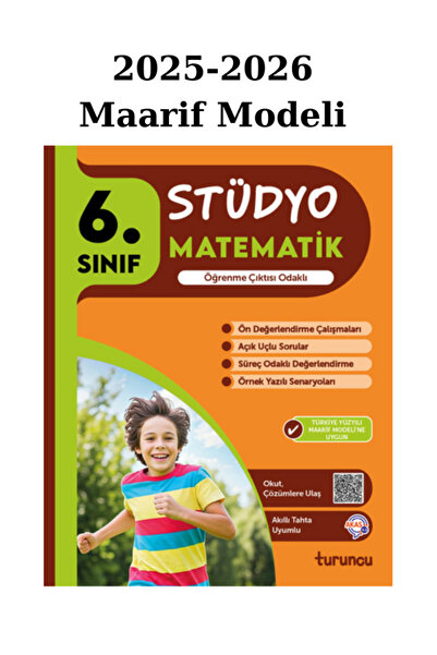 Tudem Yayınları Tudem 6. Sınıf Matematik Stüdyo Öğrenme Çıktısı Odaklı 2025/26 Maarif Modeli