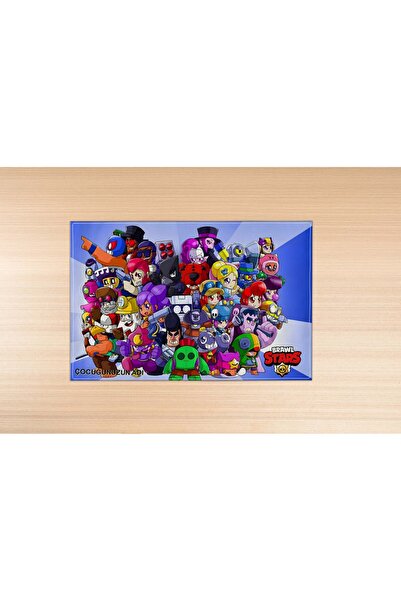 Razz Moda غطاء غداء للأولاد بتصميم شخصيات لعبة BRAWL STARS