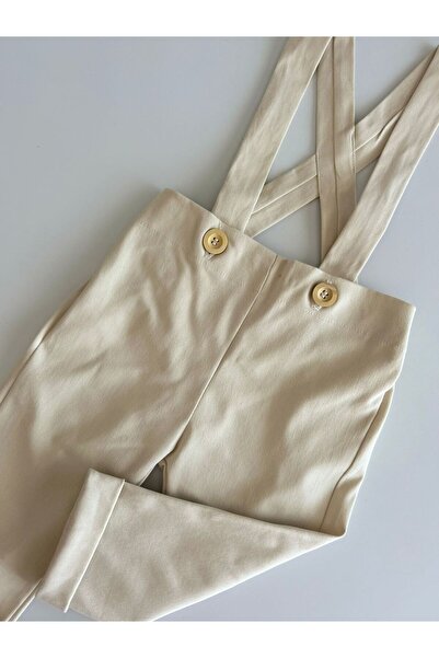 il mio bambino Il Mio Bambino Handmade 100% Cotton Baby Salopet - Color Options Available - Buttoned Romper with Straps