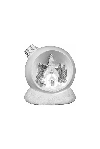 Strend Pro Χριστουγεννιάτικη διακόσμηση, πολυρεζίνη, μπάλα με έλατα, LED, 2xA...