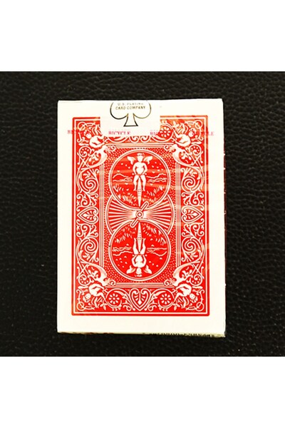 OyuncaklarÜlkesi Bicycle Rider Back Stripper Deck Red Red with Jokers Cut End Playing Card Deck of Playing Cards