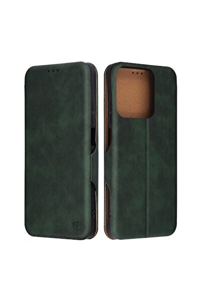 SOFAL Θήκη για Realme C63/C61, W28, Δερμάτινη, Πράσινη