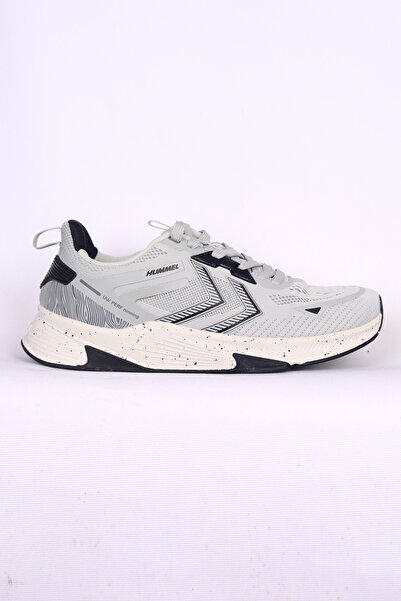 hummel 900675-1100 HML CORAL UW Rahata Taban Fileli Gri Erkek Spor Ayakkabı