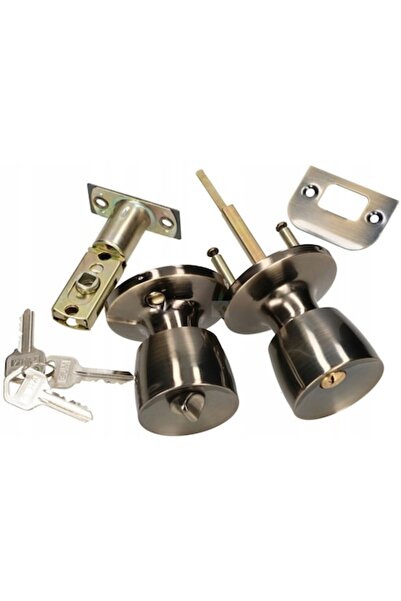 SOLIDON Mâner de ușă tip buton, SOLIDON, Metal, 65 mm, Argintiu