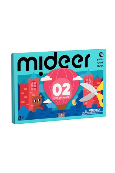 Mideer Zeka Oyunu Kitabı: Kağıt Kesme Etkinlikleri 2. Seviye