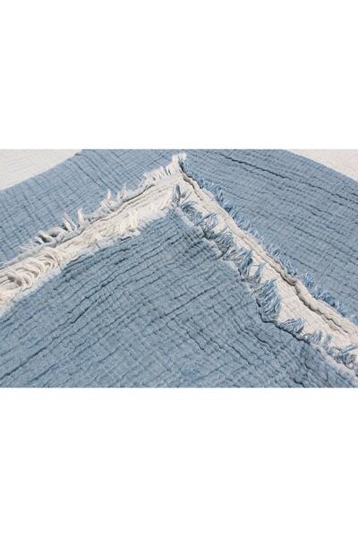 Cottonin Home Müslin Yatak Örtüsü Çift Kişilik 4 Katlı %100 Pamuk 220x240 CM