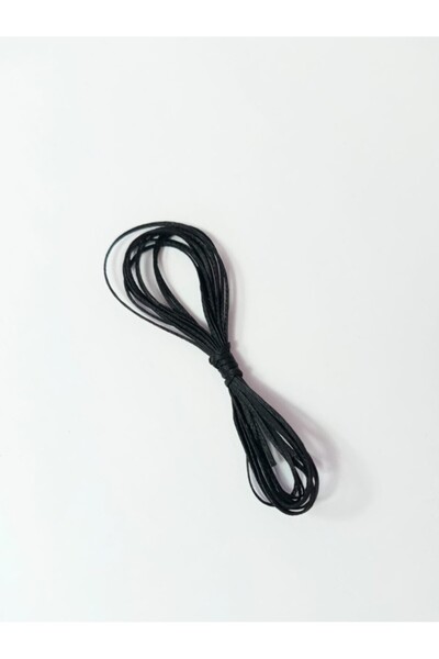 Eskişehir hobi sanat 1.2 Mm 2 Metre Mumlu ip Kolye ipi Takı Tasarım ipi Bileklik ipi