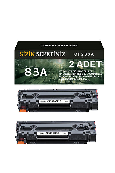HP M127fw M125a M225dn Uyumlu Yazıcı CF283A 83A Muadil Toner Yüksek Kapasite